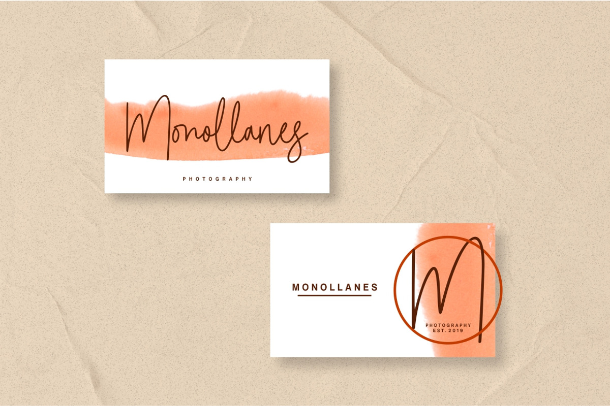 Calledliner - Monoscript Font preview 5
