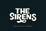 Sirens - Bold Sans, a Sans Serif Font by Sarid Ezra (Thumbnail 2 of 13)