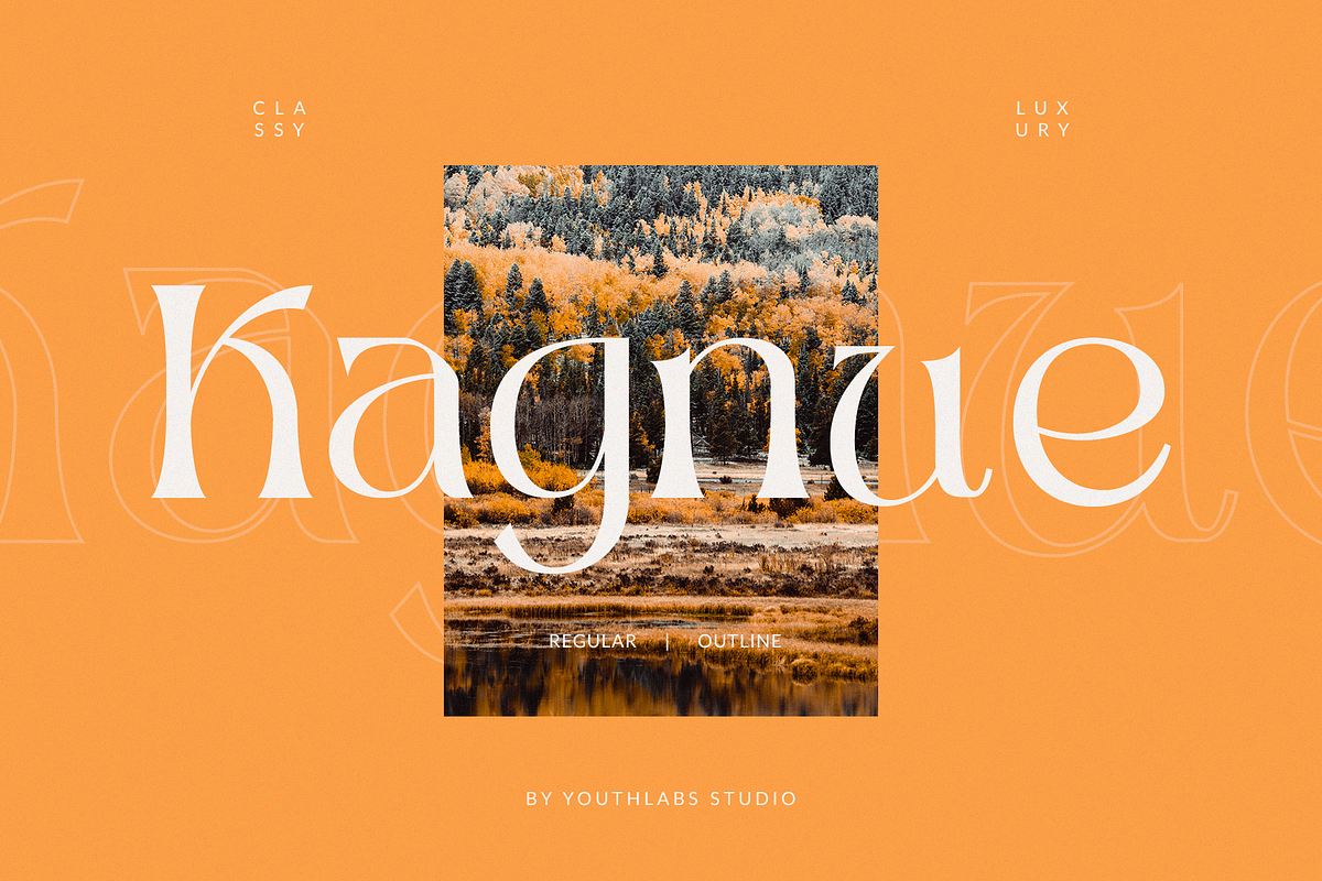 Kagnue Serif | Modern Classy Font, a Serif Font by Youthlabs Studio (Photo 1 of 20)