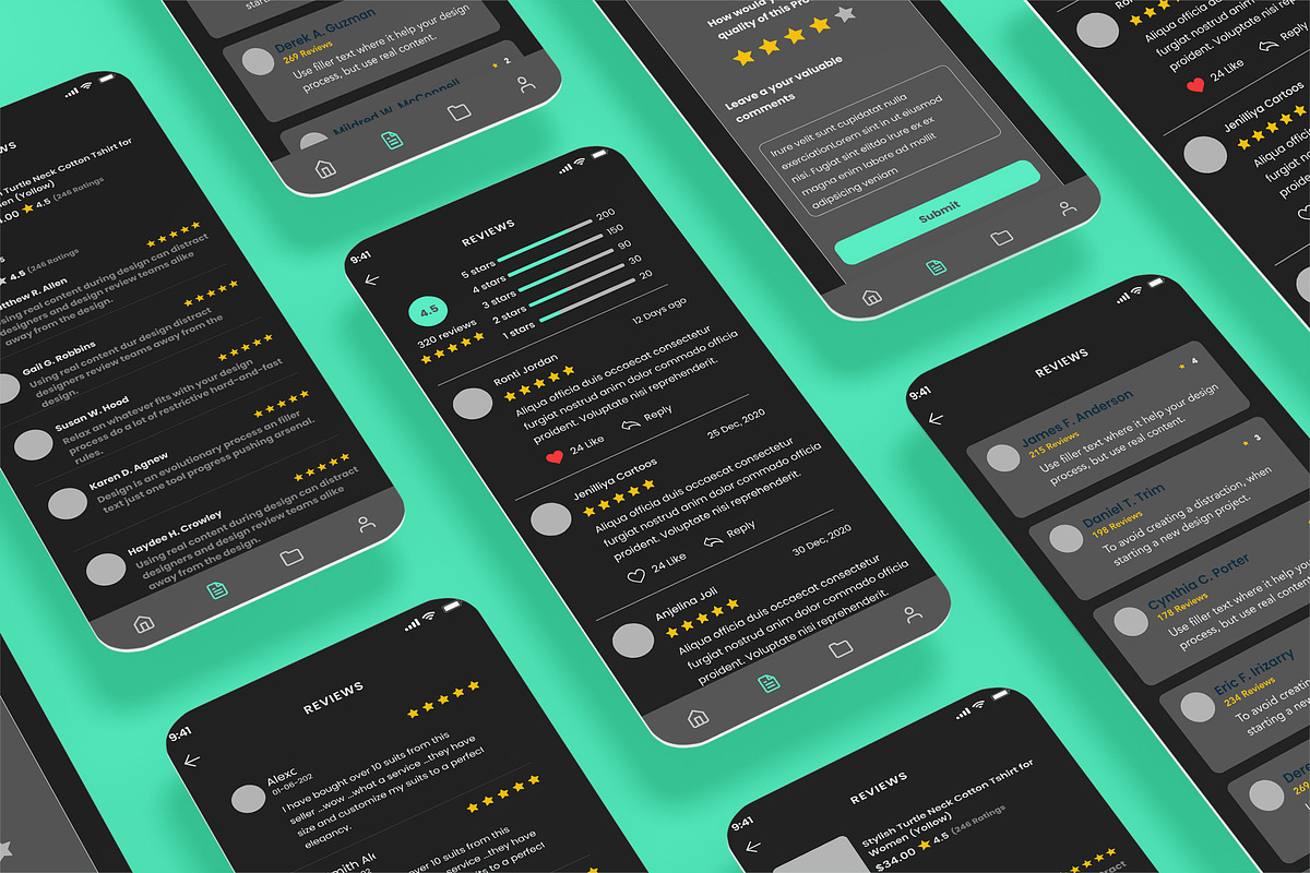 Black Reviews, Opinions Comments App, an App Template by nagaredesignstudio (Photo 1 of 2)