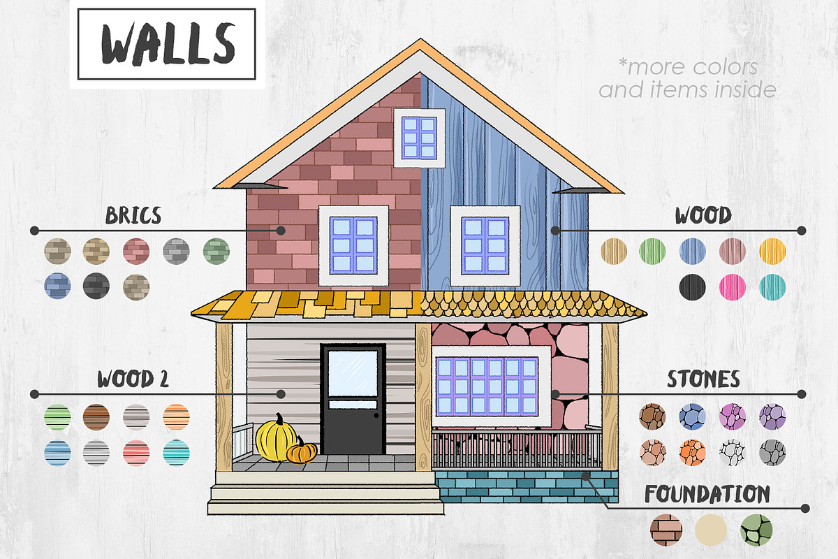 My Sweet Home Creator, a Decorative Illustration by Alina Sh (Photo 2 of 5)