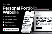Showcasy - A Personal Portfolio Webs, an UI Kit Template by dhuhacreative (Thumbnail 1 of 8)