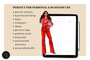 Fashion Girls 55 clipart png, an Illustration by Parinaz Wadia Design (Thumbnail 11 of 11)
