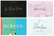 Hand Written Font Bundle 90 in 1, a Script Font by Quothron (Thumbnail 62 of 64)