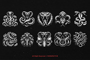 10 Bundle Dark Art Viper Snakes, an Illustration by Morspective (Thumbnail 6 of 7)