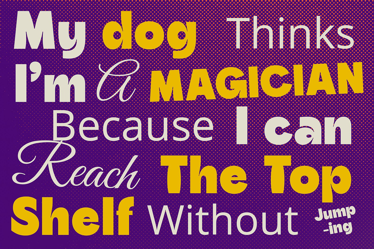 CS Cavania – Bold Font, a Sans Serif Font by Craft Supply Co. (Photo 6 of 8)