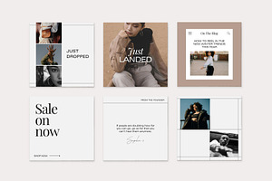 Social Media Feed - Canva Bundle