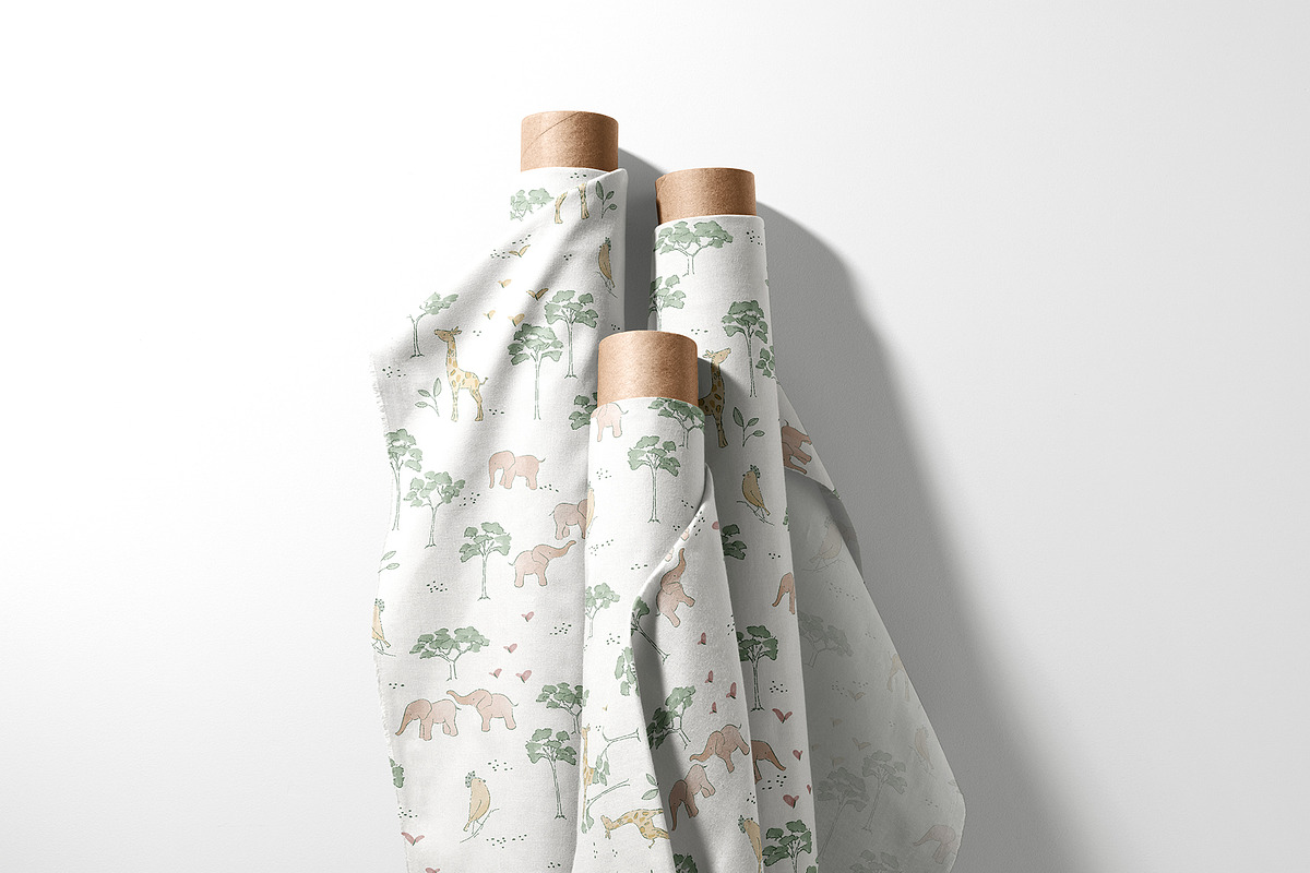 Cute Safari Animals Seamless Pattern, a Pattern Graphic by StudioGlouna (Photo 4 of 6)