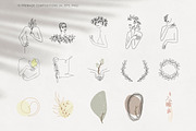 Nymph. Line Art Floral Women, a Person Illustration by AnMark (Thumbnail 11 of 11)