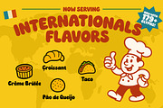 Chubby Dinner - Retro Fast Food Font, a Sans Serif Font by Rillatype (Thumbnail 3 of 9)