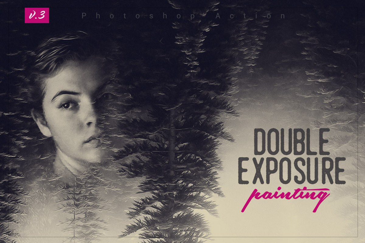 Double Exposure Painting Action, an Action Add-On by DuoFankaar (Photo 1 of 10)