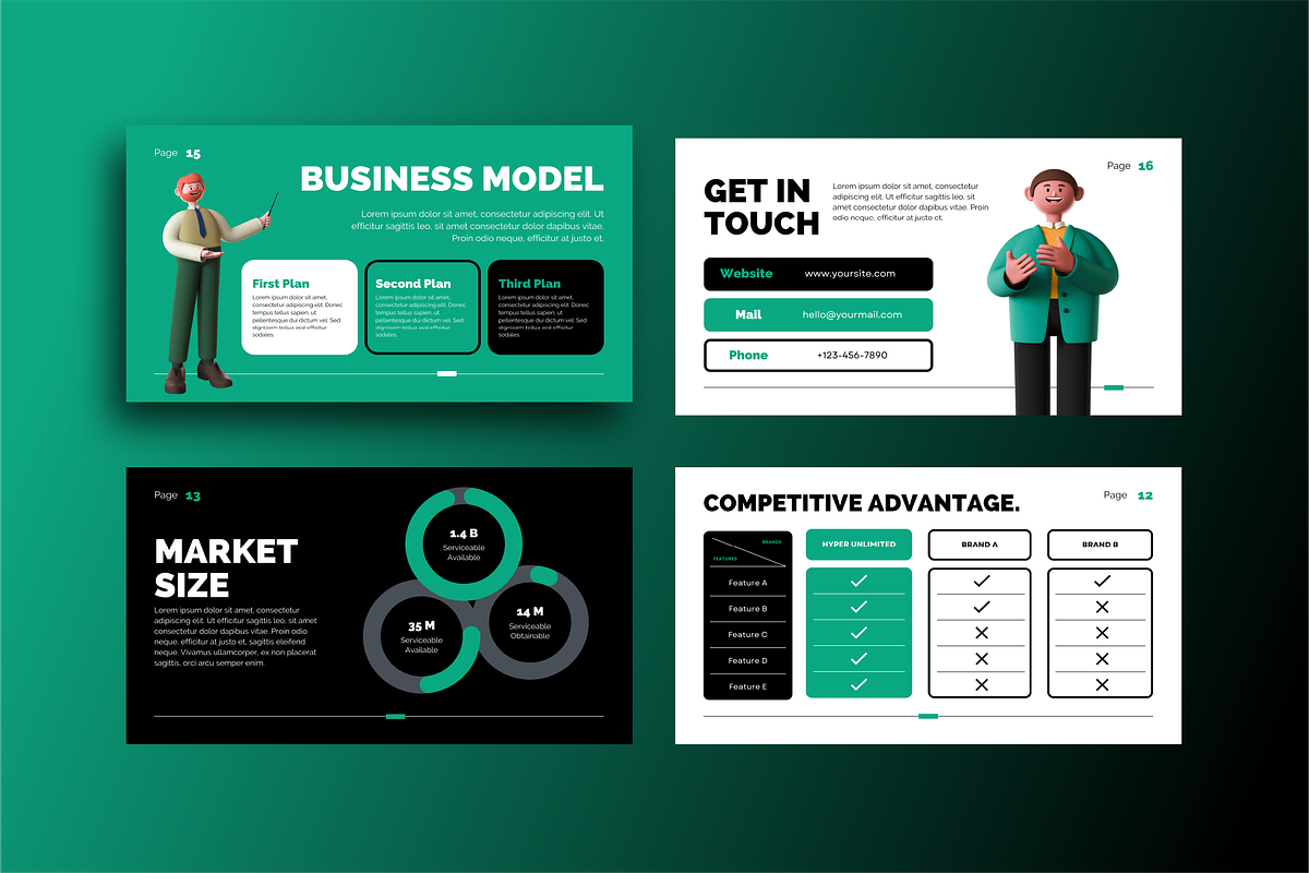 Hyper Unlimited - Pitch Deck, a Presentation Template by ArbaStudio (Photo 4 of 5)