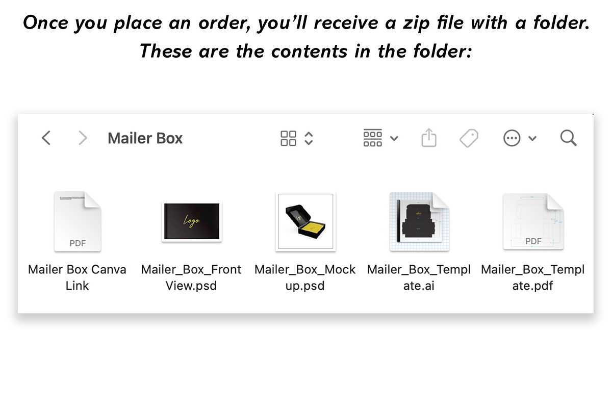 Mailer Box Mockup + Template, a Packaging Mockup by Korner (Photo 11 of 11)