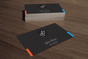 Flat Business Card, a Business Card Template by handart (Thumbnail 1 of 4)