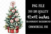 Whimsical Christmas Topiary Tree, an Illustration by Designking (Thumbnail 4 of 5)