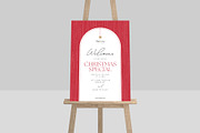 Christmas Welcome Sign Template, a Poster Template by BrandPacks (Thumbnail 3 of 5)
