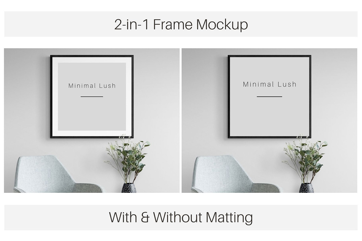 Square (2in1) Black Frame Styled, an Object Graphic by Loads of Lovely (Photo 1 of 4)