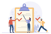 Checklist clipboard teamwork, a Finance Illustration by Yayasya (Thumbnail 2 of 3)