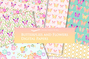 Butterflies and Flowers, an Illustration by Mia's Graphic Design (Thumbnail 9 of 11)