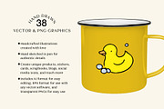 Kids Chores Clipart Set, an Education Illustration by Lemonade Pixel (Thumbnail 2 of 7)