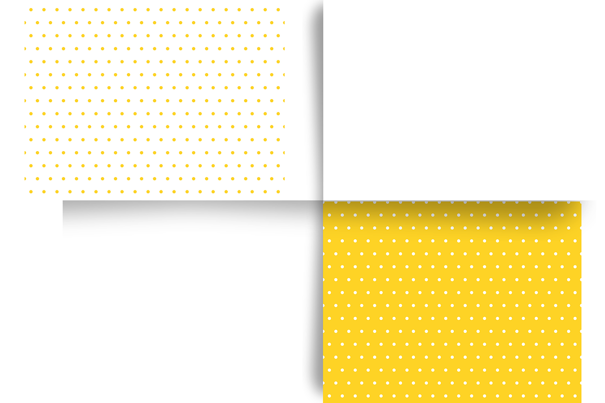 Yellow Polka Dot Seamless Patterns, a Pattern Graphic by Earley Bird Design Studio (Photo 2 of 8)