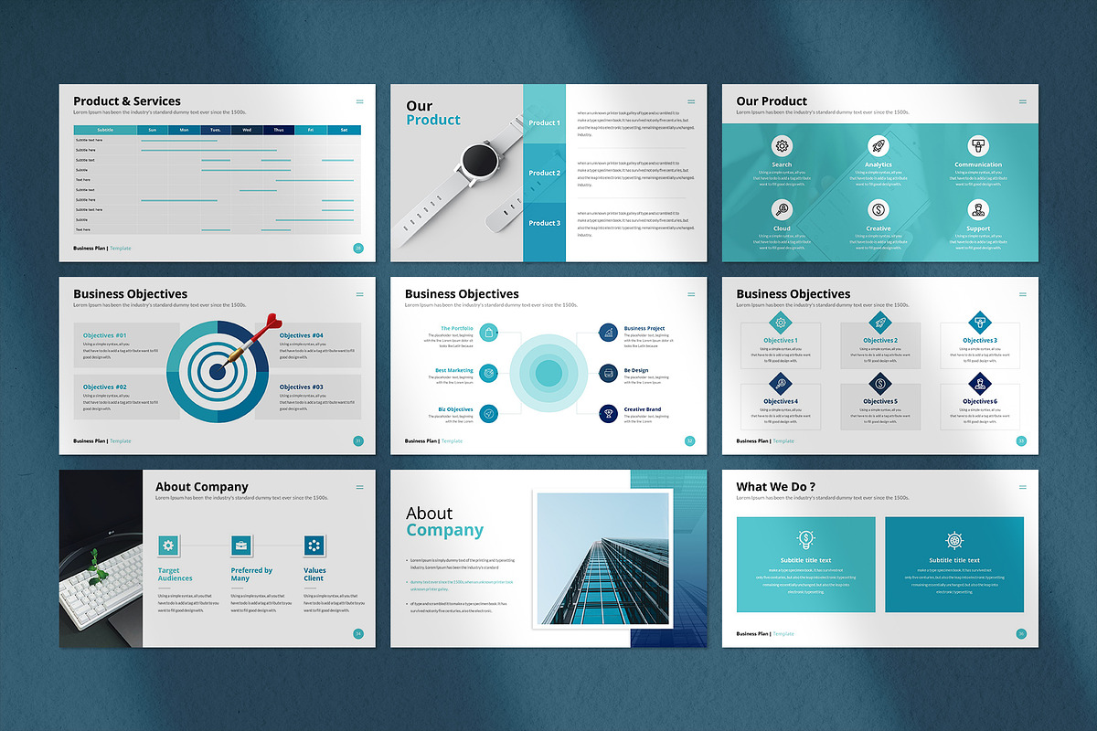 Business Plan PowerPoint Template, a Presentation Template by CreativeSlides (Photo 5 of 23)