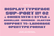 SP GREENS Font Display, a Sans Serif Font by Sup.Port Studio (Thumbnail 3 of 13)
