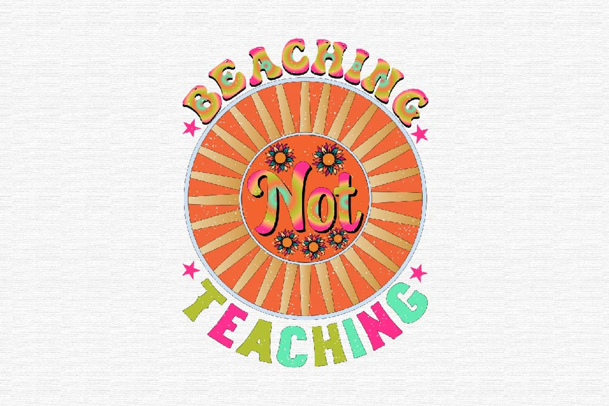 Teacher Summer Sublimation Design Bu, a Work Illustration by SVGArt (Photo 6 of 7)