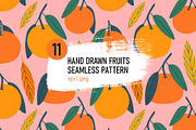 Fruits seamless pattern, a Pattern Graphic by hanifa_design (Thumbnail 1 of 12)