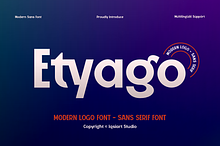 Etyago - Logo Bold Font