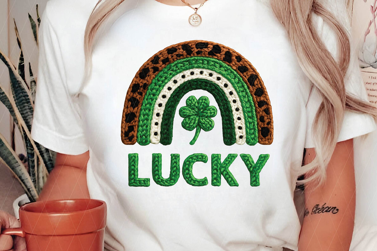 St. Patrick's Day Lucky Rainbow Png, an Illustration by DreamPrint404 (Photo 6 of 6)