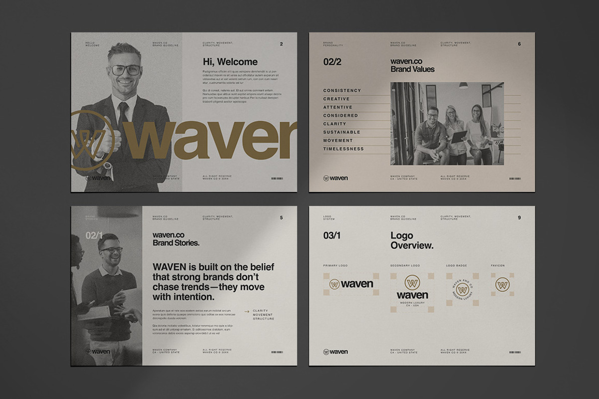Brand Guidelines Template, a Branding & Logo Template by broluthfi (Photo 3 of 8)