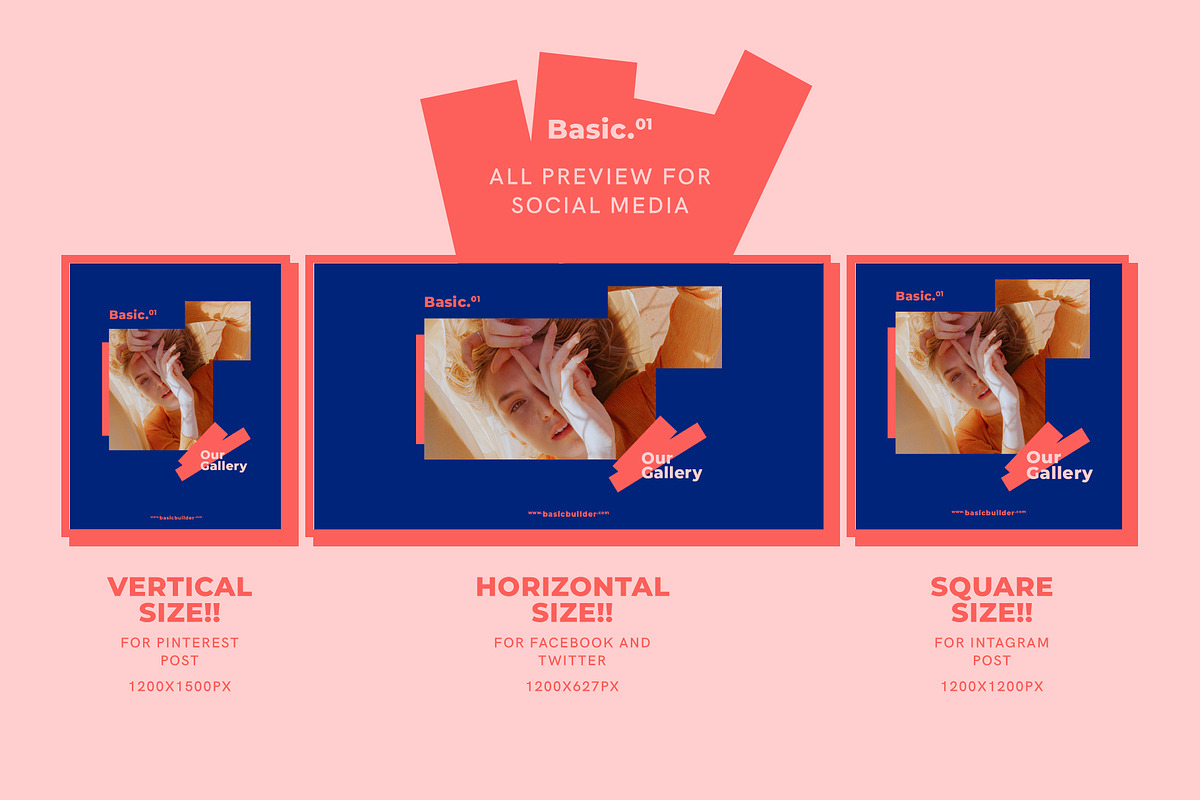 BASIC-Social Media Kit Collection, a Social Media Template by Invasi Studio (Photo 4 of 13)