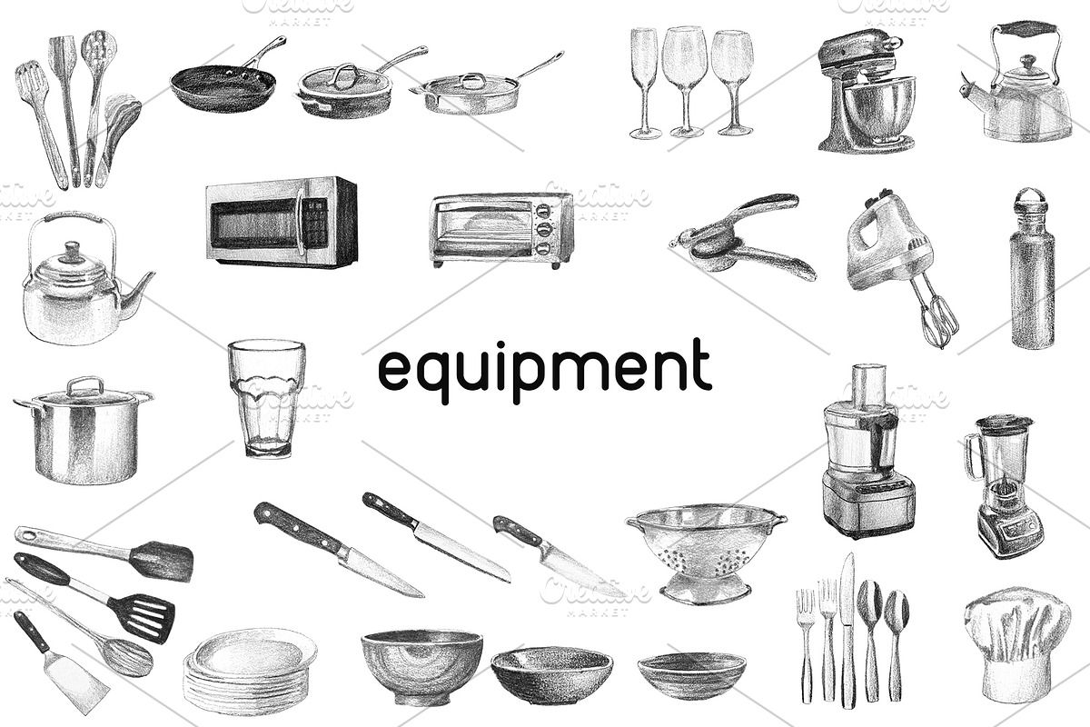 Hand-Drawn Icons (Restaurant/Food), an Icon by Onyx Templates (Photo 6 of 10)