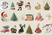 Cozy Christmas Holiday Set, a Seasonal Illustration by RevintageStudio (Thumbnail 3 of 6)