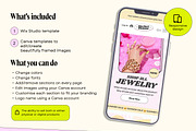 Pink Wix Shop Website Template, a Wix Template by Template Twist Shop (Thumbnail 4 of 10)