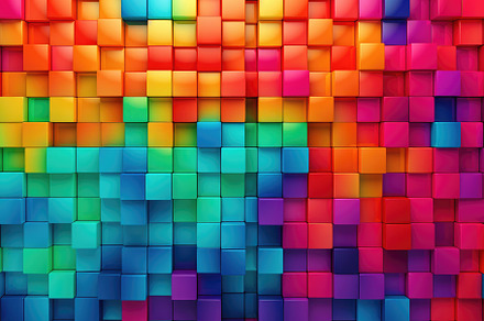 Abstract colorful cubes background., a Photo by Iftikhar Alam
