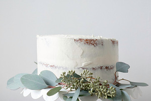 Naked Cake Styled Stock Photo