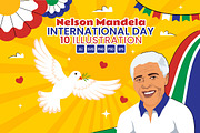 10 Nelson Mandela International Day, a Seasonal Illustration by denayunebgt (Thumbnail 1 of 4)