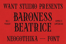 Baroness Beatrice by Want Studio