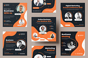 Webinar Social Media Post Pack, a Social Media Template by Pixelpick (Thumbnail 6 of 6)