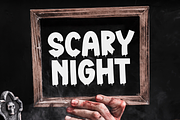 Spooky | Script Font, a Script Font by Scratchones (Thumbnail 4 of 8)