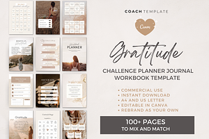 Gratitude Planner Journal Template