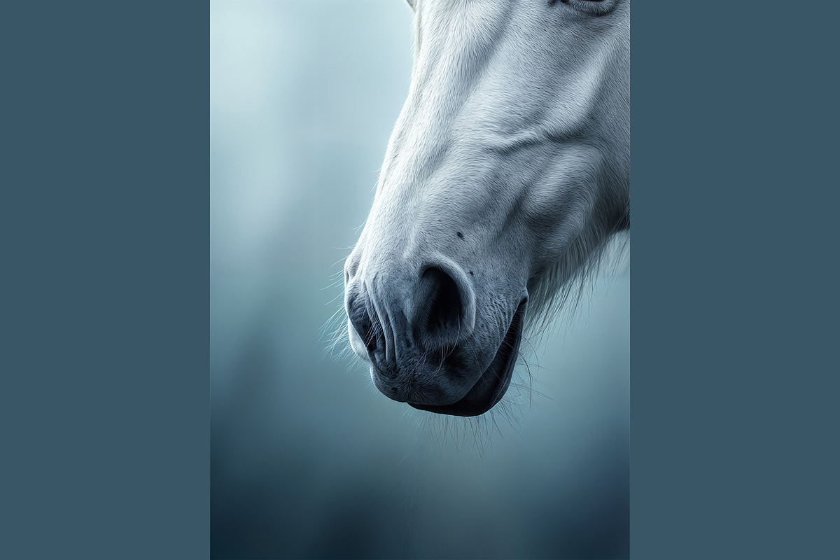 Majestic White Horse Photos, an Animal Illustration by StockVerse Creative (Photo 2 of 4)