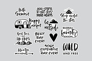 Hello Summer Typography Set, a Social Media Template by Nancy Ingersoll (Thumbnail 6 of 10)