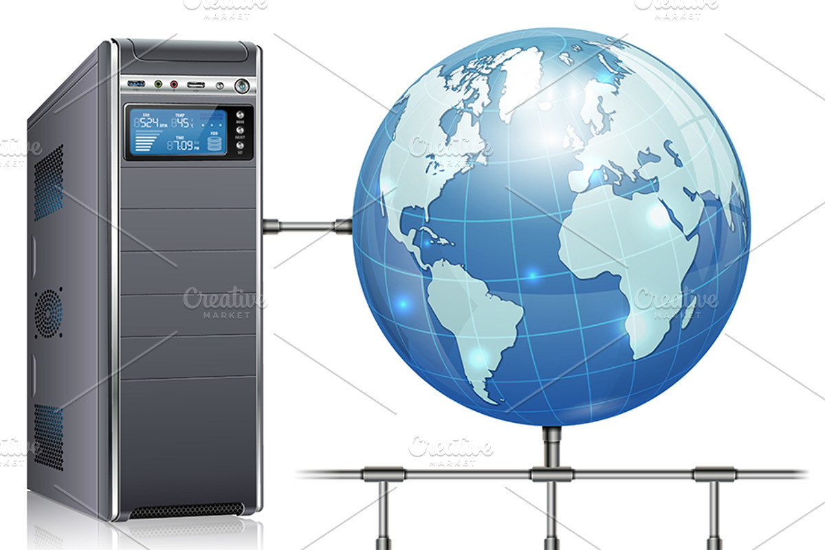 Global Computing Network, a Technology Illustration by TAlex (Photo 4 of 7)