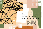 Puzzle Pieces | Patterns + More, a Pattern Graphic by The Collective Studio (Thumbnail 1 of 11)