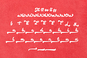 Archid Flower - Retro Handwritten, a Script Font by Dhabee (Thumbnail 6 of 15)