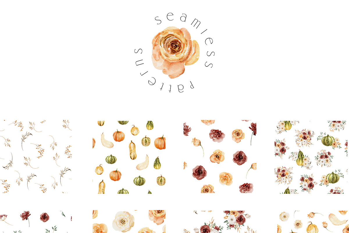 SEPTEMBER Watercolor Fall Set, an Object Graphic by Kaleriia (Photo 5 of 13)