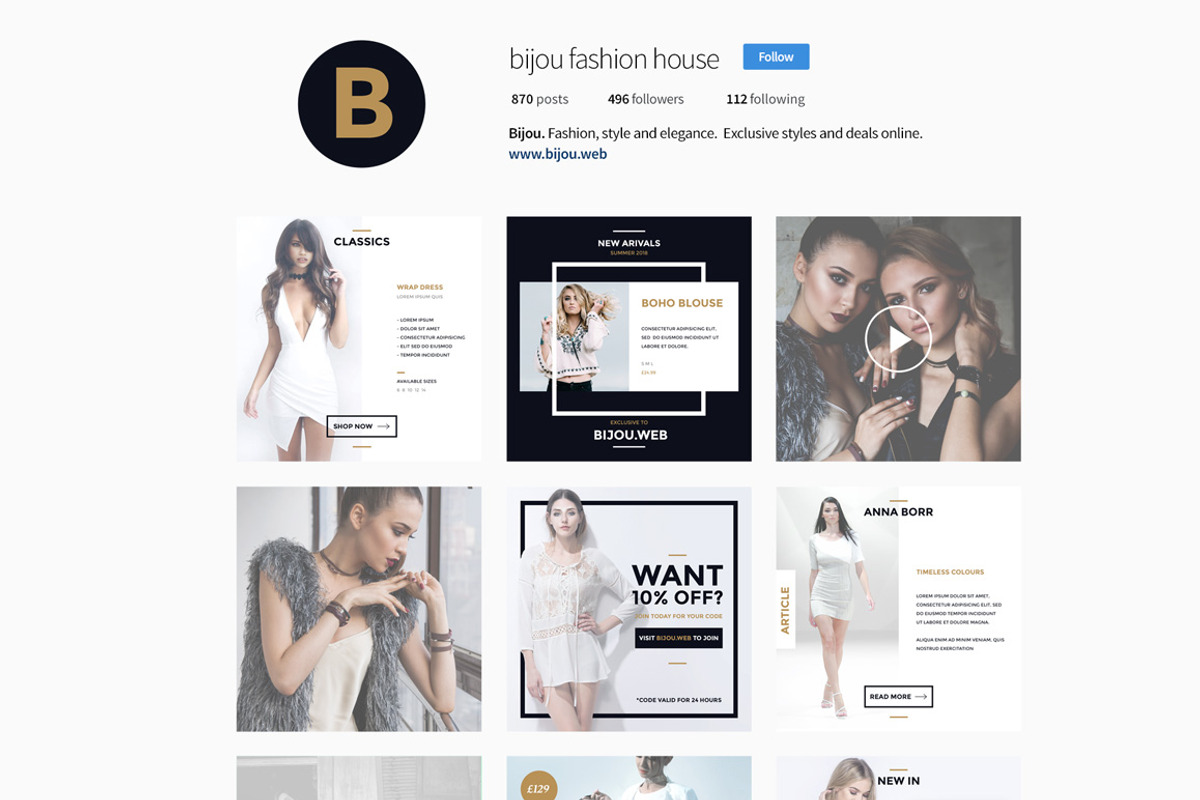 Instagraphics Social Media Templates, a Social Media Template by Twinbrush (Photo 5 of 8)